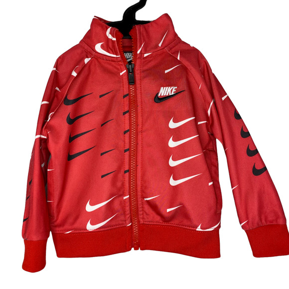Nike Toddler Red Sweat Top 12 Month - Picture 1 of 6